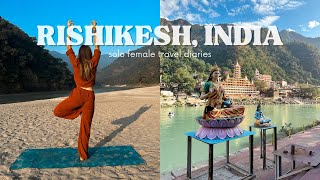 TRAVEL RISHIKESH WITH ME  SOLO FEMALE INDIA TRAVEL DIARIES PT 1 [upl. by Clyte]