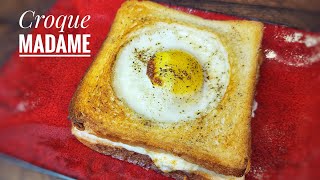 CROQUE MADAME le meilleur sandwich chaud Français [upl. by Hale]