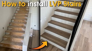 How to install LVP Stairs DIY [upl. by Richarda]