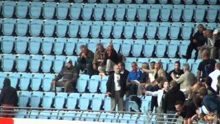 Gruff på läktaren ovanför DIF klacken MFFDjurgården 20110730 [upl. by Anuhsal268]