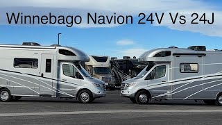 2023 Winnebago Navion 24J Vs 2023 Winnebago Navion 24V  5N221139  5N220795 [upl. by Suirradal]