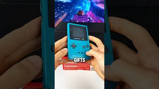 Gaming around the Christmas treegaming nostalgia giftideas pocketconsole 90skids [upl. by Brandie]