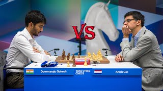 Anish Giri 2749 vs Gukesh 2725  Tata Steel Chess 2024  R4 [upl. by Psyche]