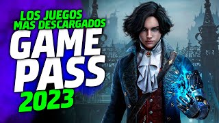 Los juegos mas DESCARGADOS de GAME PASS en 2023 🔥 Xbox Series Xbox one y PC GAME PASS [upl. by Adeys]