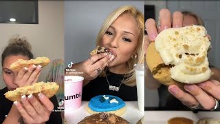 🍪CRUMBL COOKIES MUKBANG ASMR🍪II tiktok compilation [upl. by Wesla]