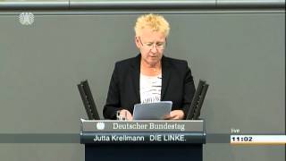 Jutta Krellmann DIE LINKE Lohndumping durch Werkverträge beenden [upl. by Dar]