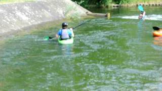 Kayaking whole course at cardington [upl. by Eimot]