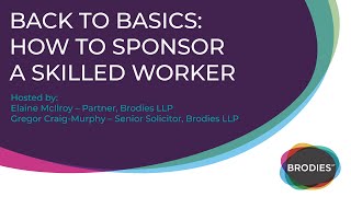 Back to Basics how to sponsor a skilled worker [upl. by Cortie958]