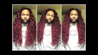 Motown Tress Lets Lace Wig L Stream Redwine Review [upl. by Viradis]