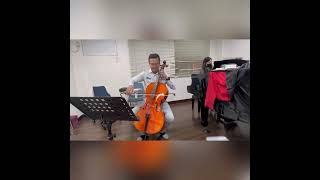 Pass 1st test of ABRSM Grade 1 Cello Performance at 2024 Distinction 132150 [upl. by Edana]