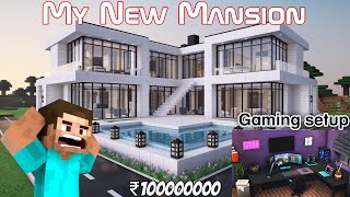 I Buy a Big Mansion worth ₹100000000 in Minecraft minecraft [upl. by Varrian]