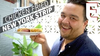 How To Make Medium Rare Chicken Fried Steak — You Can Do This [upl. by Einalam]