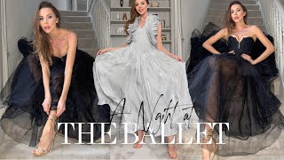 A night at the Ballet with KAREN MILLEN  partywear haul  champagne lunch with Aavelle [upl. by Masera]