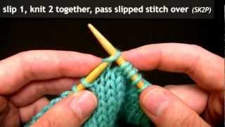 How To Knitting Decreases Part 3 [upl. by Ahsimot]