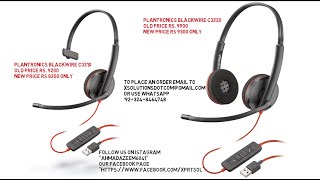 Plantronics Headphones C3220 and C3210 [upl. by Redla]