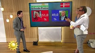 Val i Danmark  Marcus Oscarsson siar om vem som vinner  Nyhetsmorgon TV4 [upl. by Atileda72]