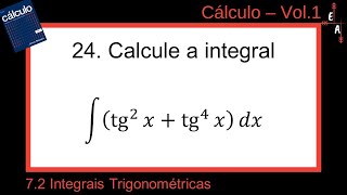 7224 Integrais Trigonométricas [upl. by Ahtnamas]