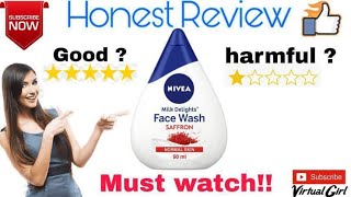 Nivea face wash honest review Good or bad Virtual lady talks [upl. by Nidak]