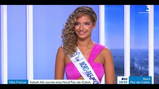 Miss France 2025 Je n’y étais pas préparée victime de racisme Sabah Aïb Miss Nord Pas de Cala [upl. by Viglione]