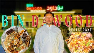 BIN DAWOOD RESTAURANT  ATTOCK  KAMRA Foodie Noor [upl. by Kylila]