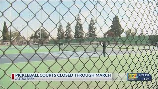 Jastro Park pickleball courts to close until March [upl. by Barr]