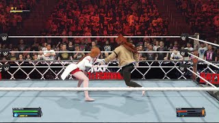 WWE 2K24 Kurisu Makise VS Asuna Yuuki Fulfill your fantasy Ambulance Match [upl. by Melbourne463]