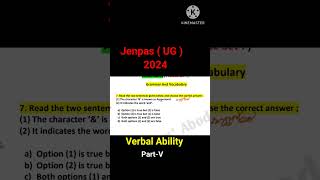 jenpas ug 2024 exam I jenpauh ug 2024 last minute preparation jenpauh2024 jenpasug2024 [upl. by Assilaj929]