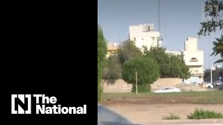 Explosion at Saudi Arabian cemetery honouring war dead [upl. by Drice640]