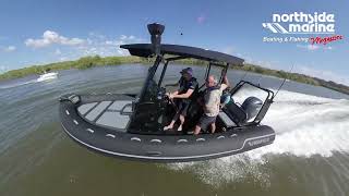 Highfield Sport 660 with 200 HP Yamahaoutboard On Water Day northsidemarine highfieldboats [upl. by Corbet]