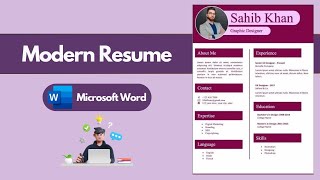 Create Best CV for Free in MS Word Best CV Format Resume Tutorial [upl. by Peggie]