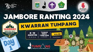 Jambore Ranting Tumpang 2024  Day 1  Kamis 8 Agustus 2024 di Taman Desa Tumpang [upl. by Fullerton]