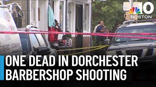 One dead and one injured in Dorchester barbershop shooting [upl. by Connelly859]