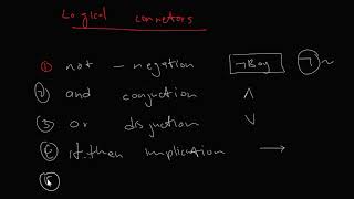 introduction to Logics Logical connectors Negation Conditional Statements Coverse Inverse etc [upl. by Hobard]