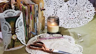 6 FUN WAYS TO USE A PAPER DOILY IN A JUNK JOURNAL Step by Step Tutorial The Paper Outpost [upl. by Ateuqahs819]