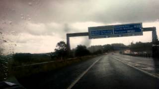 Tornado on m53 bromborough Wirral [upl. by Eintirb]