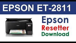 Reset Epson ET2811 Adjprog Error E11 the ink pad needs service contact epson [upl. by Tadio]