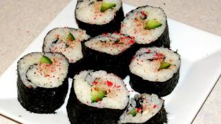 Nori Maki Sushi OUR way  cooking with mom [upl. by Holder]