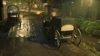 The Sound of a HorseDrawn Carriage in a Storm  Sleep Aid amp Relaxation  RDR2 ASMR [upl. by Eihtak157]