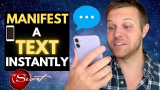 How to Manifest a Text From a Specific Person  THE FASTEST WAY This Really Works [upl. by Ynej]