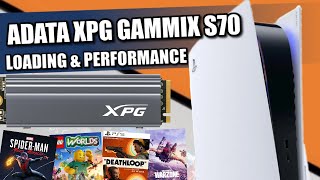 ADATA Gammix XPG S70 PS5 SSD Test 5 [upl. by Enelhtak]