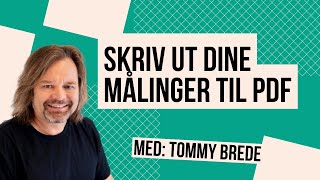 Skriv ut dine målinger til PDF i Geometra [upl. by Deana]