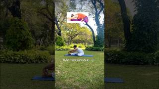 How to do Janu sisrshasana C yoga ashtanga vinyasa yogaforbeginners motivation yogsadanam [upl. by Eidnac180]