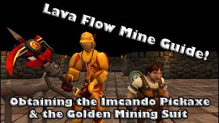 RS3 2021 Lava Flow Mine Guide  How to Get the Imcando Pickaxe amp Golden Mining Suit the Fastest Way [upl. by Cindi]