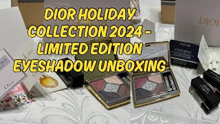 Dior Holiday Collection 2024  Eyeshadow Unboxing  Limited Edition Eyeshadow 💕 [upl. by Tice]