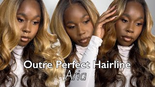 45 PREDYED HAIR  NEW Outre Perfect Hairline “Aria”  Taylor Loraine [upl. by Lynus]