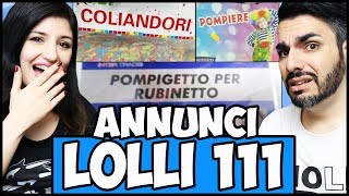 PUNTATA EPICA non è uno scherzo 111  Annunci Lolli 111 [upl. by Jacquelyn]