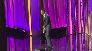 Damson Idris Thanks his mom during his Acceptance Speech at 2024 NAACP Image Awards [upl. by Akerdnahs]