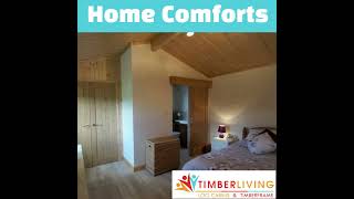 Timber Living Log cabins  Home Comforts [upl. by Sinai961]