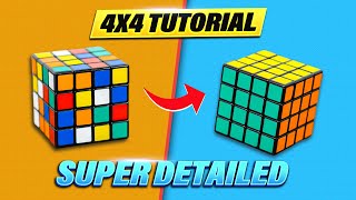 Easiest Tutorial How to Solve the 4x4 Rubiks Cube The Rubiks Revenge [upl. by Thisbee665]