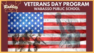 WABASSO PUBLIC SCHOOL VETERANS DAY PROGRAM  2024 [upl. by Ahsiela]